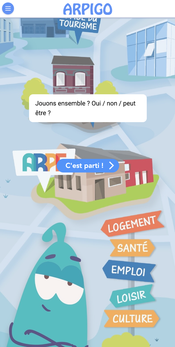 Multiple-choice question from the ARPE trail
